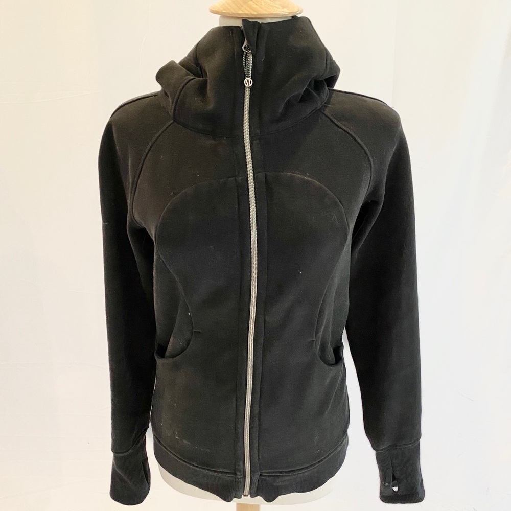 Womens Lululemon Zip Up Logo Sweater - Size 8